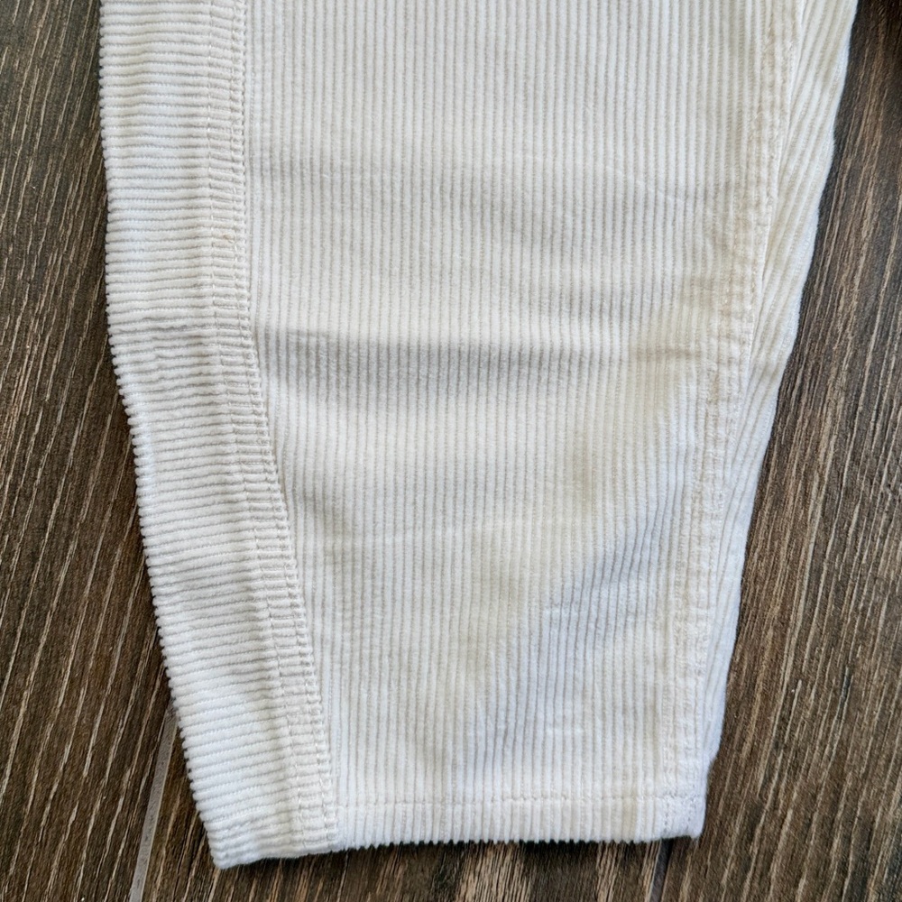 Gap Kids Girls’ Ivory Corduroy Horseshoe Pants—5 - Picture 6 of 10